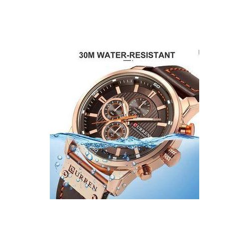 Curren Sophisticated Quality Non Fading Men's Wristwatch Plus free gift