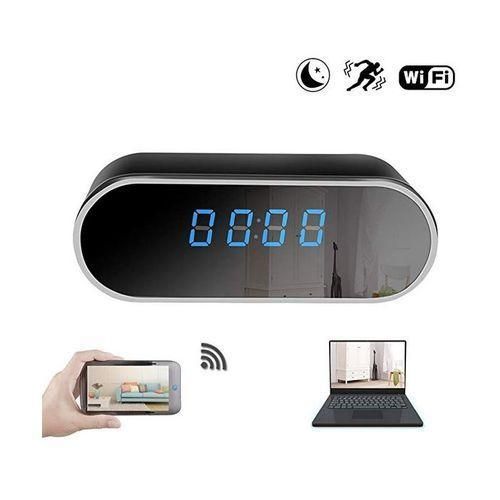 WiFi Hidden Camera Clock ,Full HD 1080P With Motion Detection,Night Vision,Realtime Video,Covert Nanny Cam For Home Security