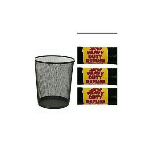 Iron Mesh Bin + 3pcs Disposable Nylon