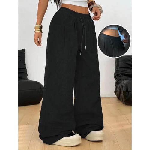 Ladies black joggers