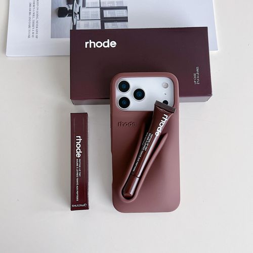 Silicon Rhode Iphone 11 Phone case+ Lip tint combo Phone Cover
