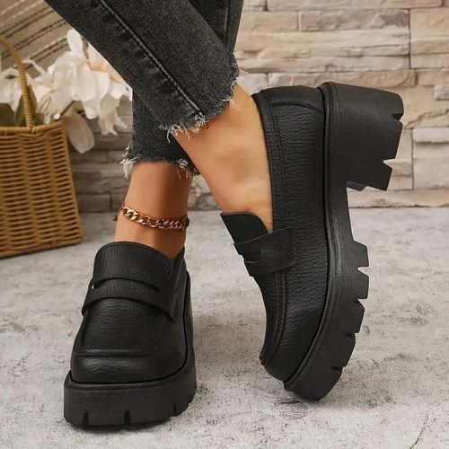 Chunky Platform Loafers for Ladies
