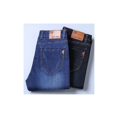 Classic Slim-Fit Denim Jeans Black And Blue