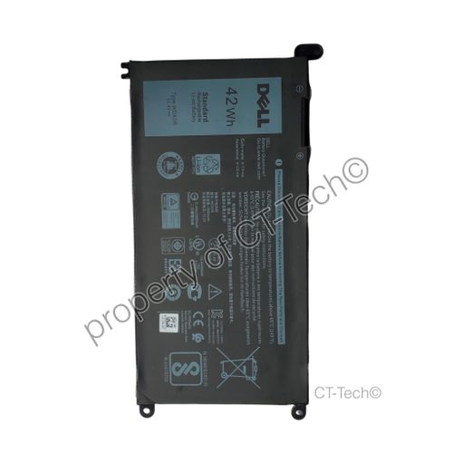 Inspiron 15 5565 5567 5568 5570 5578 7560 7570 7569 7579 Series Laptop Battery WDXOR WDX0R 42Wh