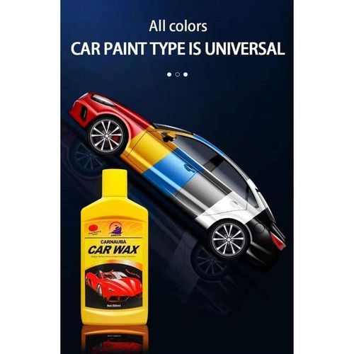 Car Liquid Wax Polish, Deeper Brilliant Shine, Longer Lasting Protection, Restoring Luster and Protecting Car Body Paint, Exterior Liquid Wax For Cars - Retore Your Car Color and Makes It Shine - 500ML