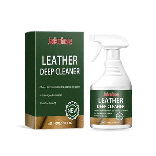 Multipurpose Powerful All Leather Cleaner, Deep Clean Condition Protect Genuine Leather, Safe for Sofas Cars Bags Shoes, Deep Leather Cleaner Restores Shine, Prevents Cracking in Furniture, Car Seats, and Shoes