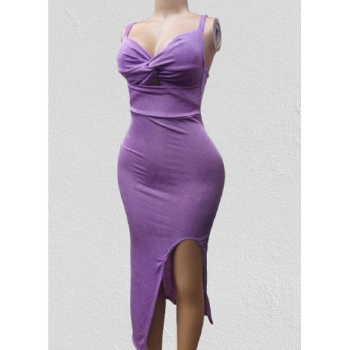 women lilac party cocktail dress