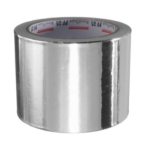 80MM X 25M Silver Aluminium Foil Adhesive Sealing Roll Tape Heating Duct Repair.