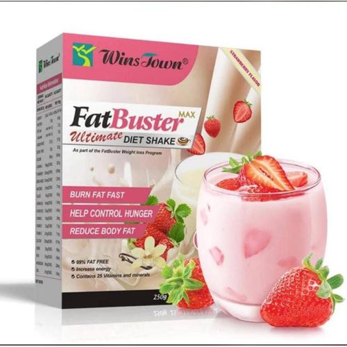 FatBuster Max Ultimate Diet Shake – Strawberry Meal Replacement for Weight Management