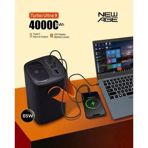 40000mAh 65W Fast-Charging Laptop Power-Bank Turbo Ultra 9