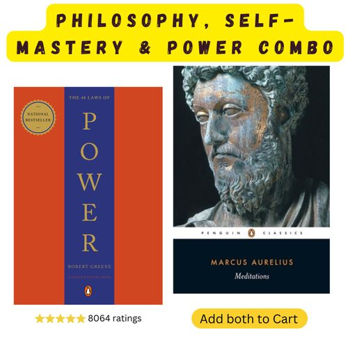 Meditations By Marcus Aurelius + 48 Laws Of Power Robert Greene