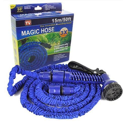 Car Wash Hose With Pressured Tap Gun (15 Meters)