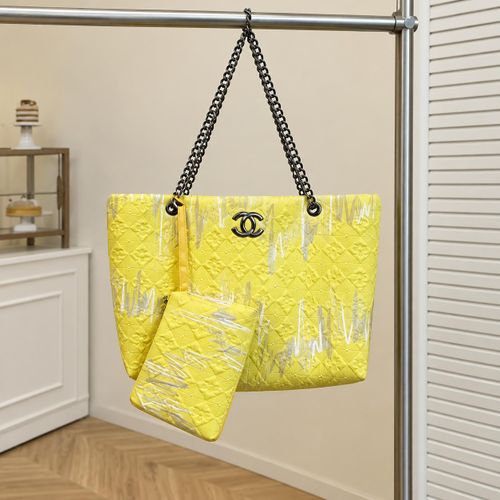 2-in-1 Quilted Ladies Tote Bag Set