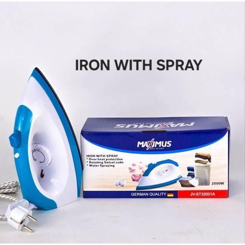 Maximus DRY ELECTRIC PRESSING IRON WITH SPRAY- CLOTHES IRON