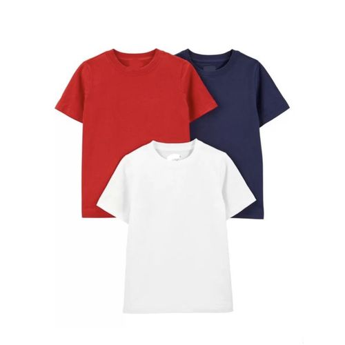 3 IN 1 UNISEX PLAIN ROUND NECK POLO T-SHIRT