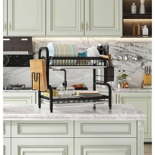 Non Rust 2 Layer Dish Rack- 16inches