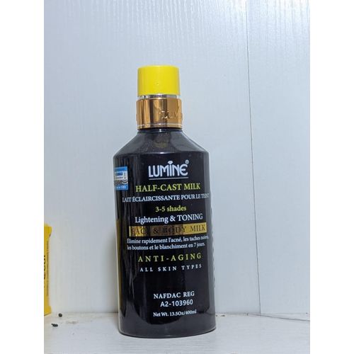 Half-Cast Milk Lightening & Toning Anti-Aging Face & Body Lotion (400ml)