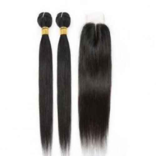 4 Bundles Of Straight Weavon With Closure