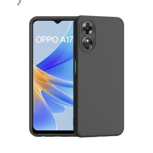 Oppo A17/A17K Classic Matte Design Silicone Protective Back Case