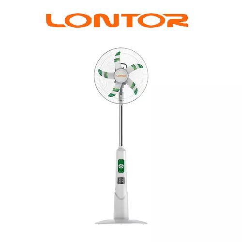 16 Inch Standing Fan Solar Rechargeable CF034R-16-C Green