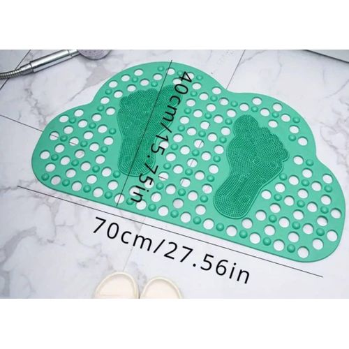 1 Pc Unique Leg shape anti slip bath mat, Super Absorbent Shower Bath