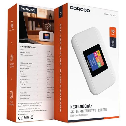 Mini Wif 3000mAh 4G LTE Portable WiFi Router Multi-User Connection With 150mbs Mifi Download Mtñ Aìrtel Glo Spectranèt Smile 9mobile