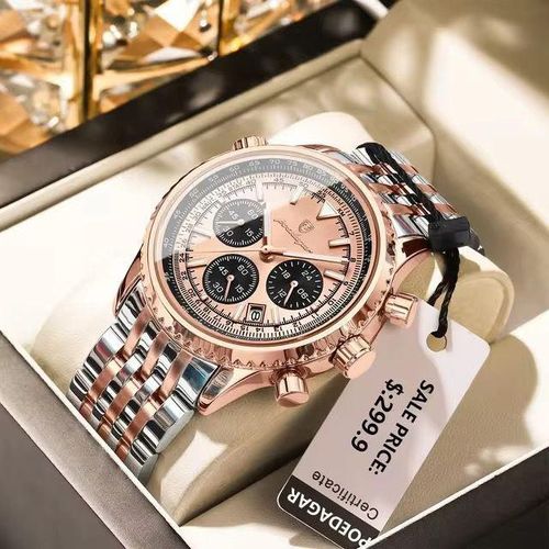 Trendy Top-Notch Elegant & Fashionable Luxurious Wrist Watch + Sophisticated Bracelet