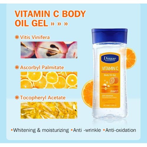 Vitamin C Body Glow Oil For Brightening, Antioxidant & Anti Wrinkle