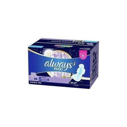 Extra-Heavy Overnight Maxi Pads With Flexi-Wings, 54 Ct ...
