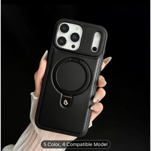 Magnetic crystals clear case for iPhone 17 pro Max