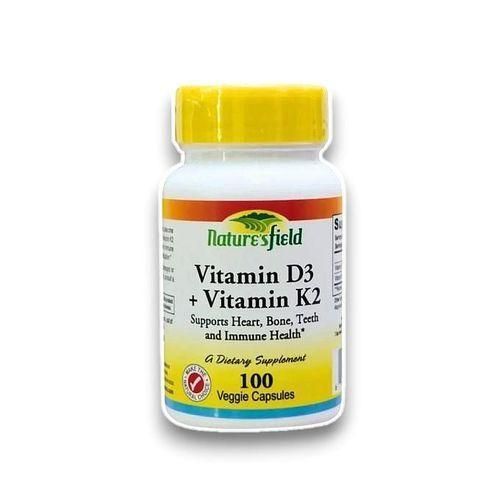 Vitamin D3 + Vitamin K2 x100 Capsules