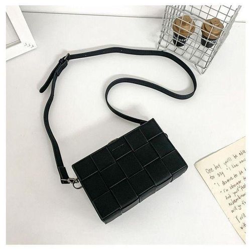 Men's New Trendy Soft Casual Crossbody Shoulder Square Bag - Anti Lock Leather PU Messenger Chest Shoulder Box Design Bag