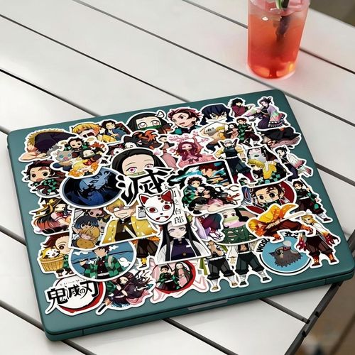 50 pcs Japanese Anime Demon Slayer kimetsuno yaiba Benevolence stickers ,suitable for laptops, computers, water cupsArbitrary set of 50 pcs+1pcs Mobile phone type c interface protective case