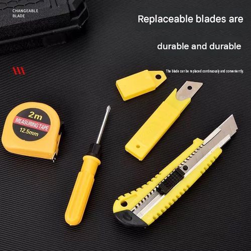 Household Tool Set 3-Piece Tool Set Home Tool Kit Mini Tool Set Basic Tool Kit Household Repair Tool Set Home Repair Kit Hand Tool Set Small Tool Kit DIY Tool Set Home Maintenance Tool Kit