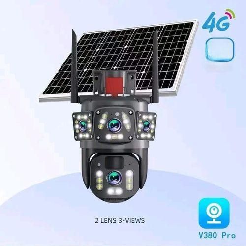 2lens 3 video Solar powered camera v380 app