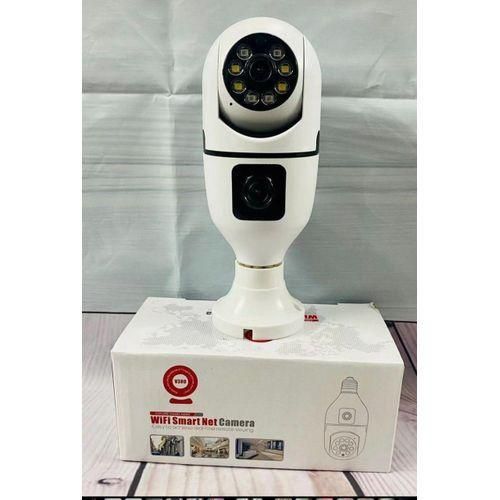 V380 Pro Dual Lens WiFi Smart Net Bulb Camera – 360° Panoramic Security