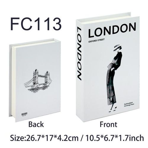 Modern Luxury Decoration Books Coffee Table Books Box Faux Books Home Decor-FC113Not-Open