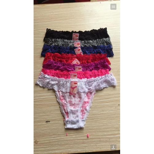 Lace Sexy Panties ( 6 Set) Different Colours