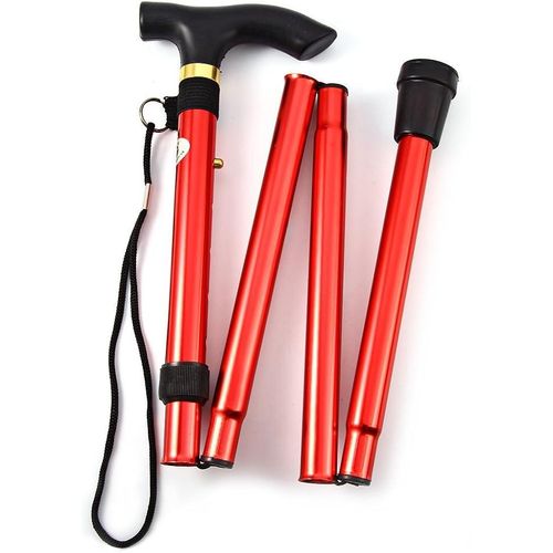 Walking Stick, Adjustable Folding Walking Stick, Crutches, Men's and Women's Portable Crutches, Walking Stick