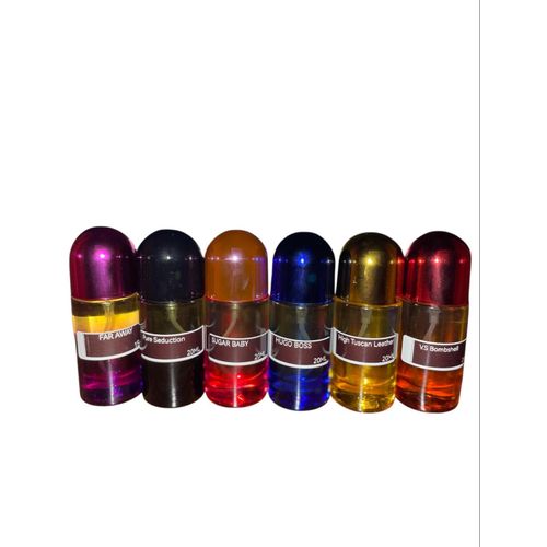 Original undiluted perfume oil 6pcs
