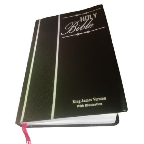 KJV Giant Print Center-Column Reference Bible-Thumb index with 53,000 Cross References, Leathersoft, Red Letter, Comfort Print
