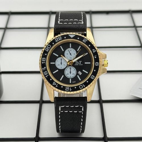 Men's Watch Waterproof Men's Stainless Steel Fashion Business Watch - Black