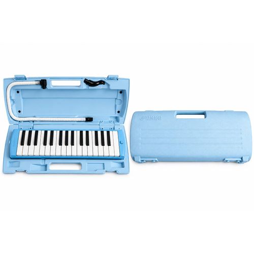 32-Key Pianica Melodica with Mouthpiece, Flexible Air Tube & Hard Carrying Case