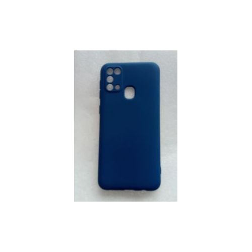 Back Case For Samsung Galaxy M31 + Free Glass - Blue