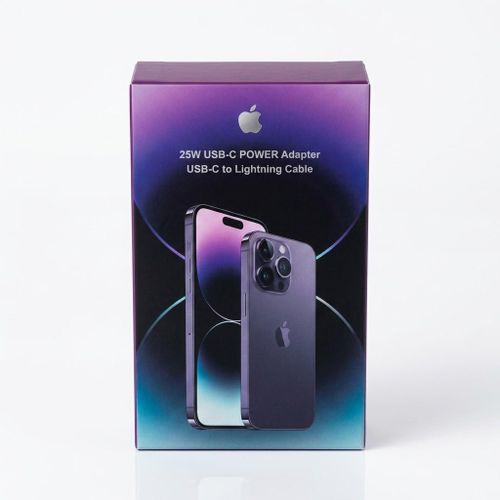 25W PD Super Fast USB-C Wall Charger with USB-C to Lightning Cable – Compatible with iPhone 14/13/12/11/XS/X & iPad