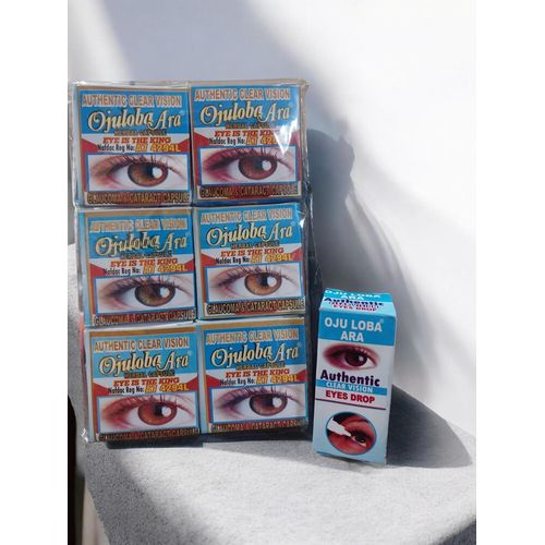 Ojuloba Ara Authentic Clear Vision Capsules2 and eye drop - 2in1