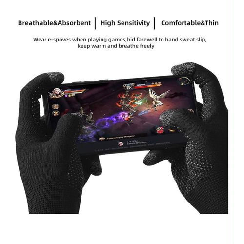 2pcs Mobile Gaming Finger Sleeves Thumb Gloves For Mobile Gaming - ( FULL THUMB SLEEVES )