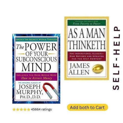 The Power Of The Subconscious Mind By Joseph Murphy + As A Man Thinketh By James Allen