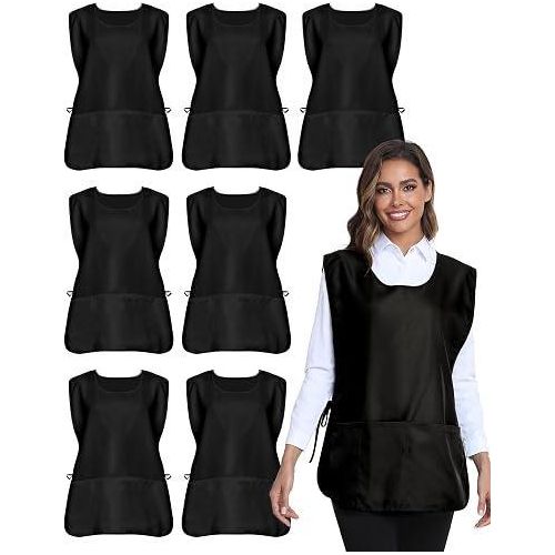 Unisex Waterdrop Cobbler Apron with 3 Pockets for Women/Men
