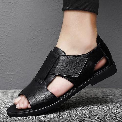 Executive Slingback Sandal - Black